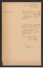 k.k. naturhistorisches Hofmuseum, Intendanzakten 1885-1896 (Hauer), Aktenzahl Z.592/1892, Seite 1